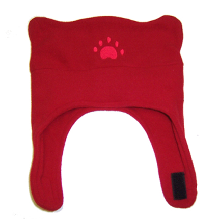 Bearhands Tc700red Toddler Fleece Chin Strap Hat - Red