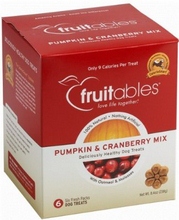 78837 Fruitables Pumpkin & Cranberry Mix Dog Treats- 8x7 Oz