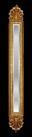 3660ag 60 In. Double Finial Mirror - Antique Gold