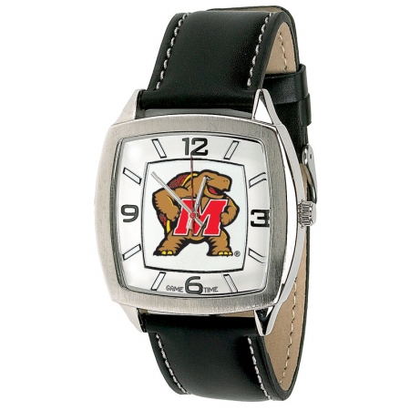 Game Time COL-RET-MD Maryland Univ. Mens Retro Watch