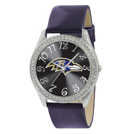 Game Time NFLGLIBAL Baltimore Ravens Ladies Glitz Watch