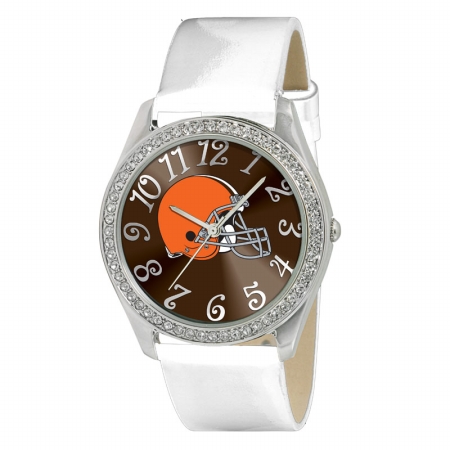 Game Time NFLGLICLE Cleveland Browns Ladies Glitz Watch