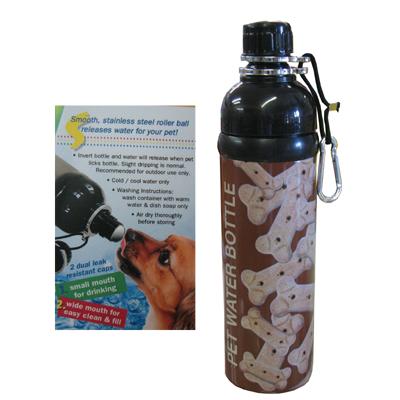 Sf6035 Bone 24 Oz. Bpa Free Travel Water Bottle For Pets - Bone