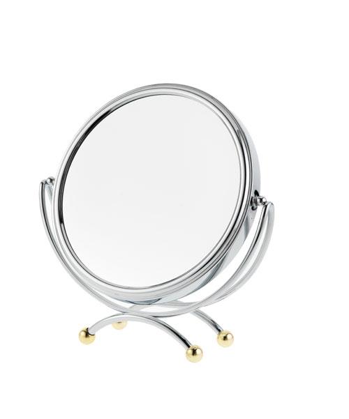 Soap D821 Low Profile Vanity With Gold Plated Accents Mirror