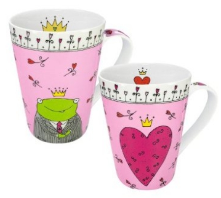 Konitz 4210320352 Mugs PrincessPrince of my Heart  Set of 2