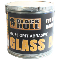 Black Bull Sbglas Glass Beads 80 Grit