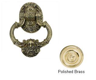 A04-k5060-605 Neptune Door Knocker 7-.37 In. Polished Brass