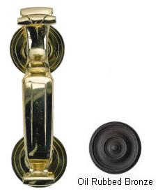 BRASS Accents A07K5210613 Doctors Door Knocker 8 in. Oil Rubbed Bronze
