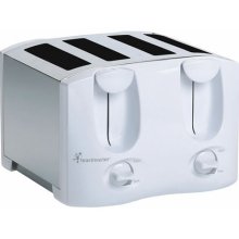 Applica T2040W 4Slice Toaster Widest Longest and Deepest Slots Available
