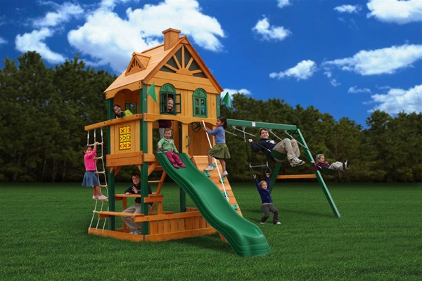Gorilla Playsets 01-0009 Blue Ridge Riverview