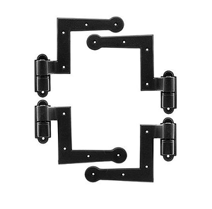 88-512 Set Of Cast Iron New York Style Shutter Hinges With 2 In. Offset