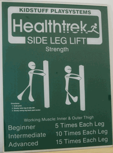 Htk10 Side Leg Lift Post And Sign