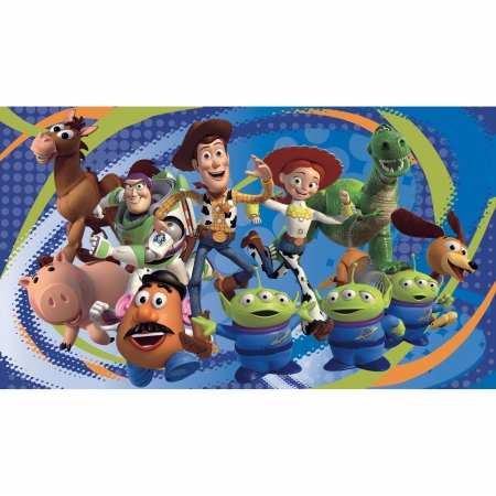 Jl1204m Toy Story 3 Chair Rail Prepasted Mural 6 Ft. X 10 Ft.