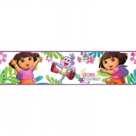 Roommates RMK1417BCS Dora Peel  Stick Border