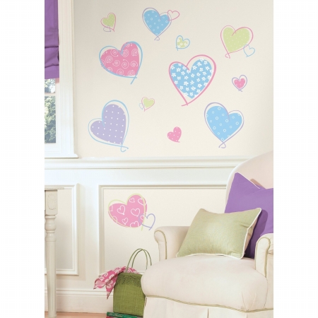 Hearts Peel & Stick Wall Decals