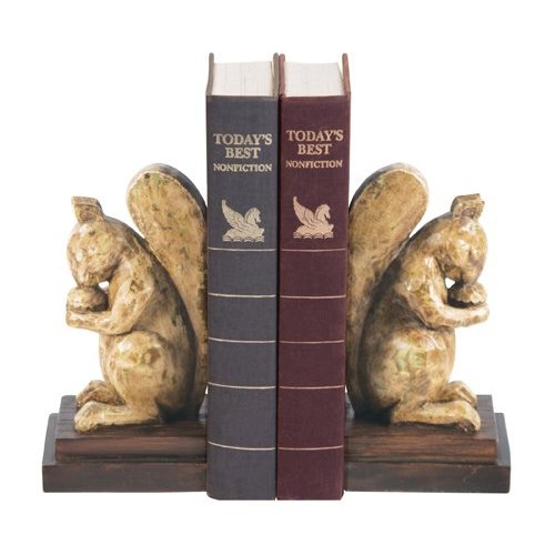 Sterling Industries 939269 Pair Acorn Lover Bookends