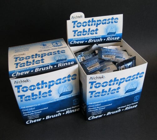 Archtek 543-CM Toothpaste Tablets 100 Carton-Box - Box Of 100