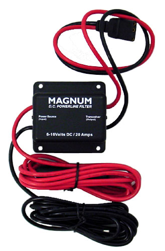 Magnum XLF20C 20 Ampe Filter for CB Radios with 3 Prong Power Cord