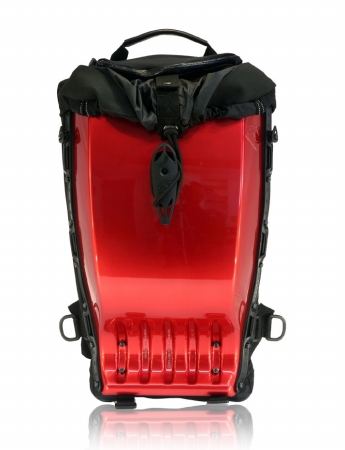 Boblbee 320203 BOBLBEE Peoples Delite Executive Hard Shell Backpack CandyRed Metallic