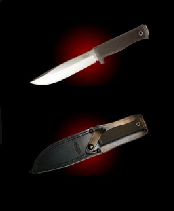 Fallkniven A1L Army Survival Knife with Leather Sheath
