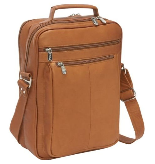 2818 Laptop Shoulder Bag - Saddle
