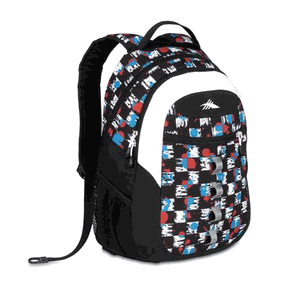 High Sierra 541091118 Opie Backpacks  Grunge CheckerWhiteBlack