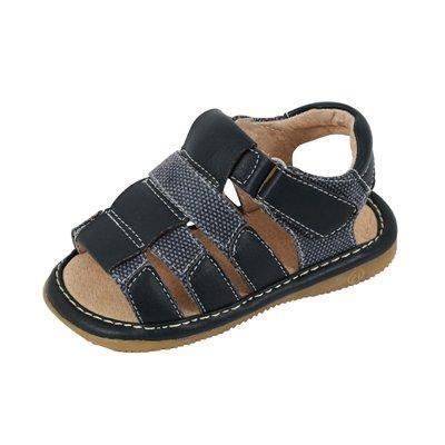 Baby Shoes Boys on Squeak Me Shoes 24047 Navy Outback Boys Toddler Sandal Size 7