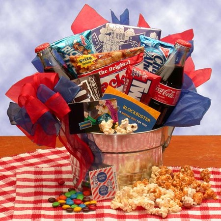 Blockbuster Night Movie Gift Pail 15.00 Gift Card Medium 82012215