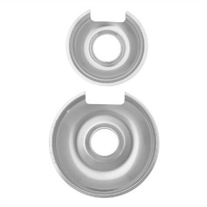 Range Kleen 10562X Chrome Drip Pans  Hinged Electric Ranges; Fits Most Ge  R#44;
