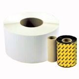 Wasp Thermal Transfer Quad Pack - Labels - 1 In X 2 In - 2300 Label Qty Per Roll
