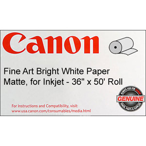 Canon Usa Inc Fineart Bright White 36in X 50ft 230gsm