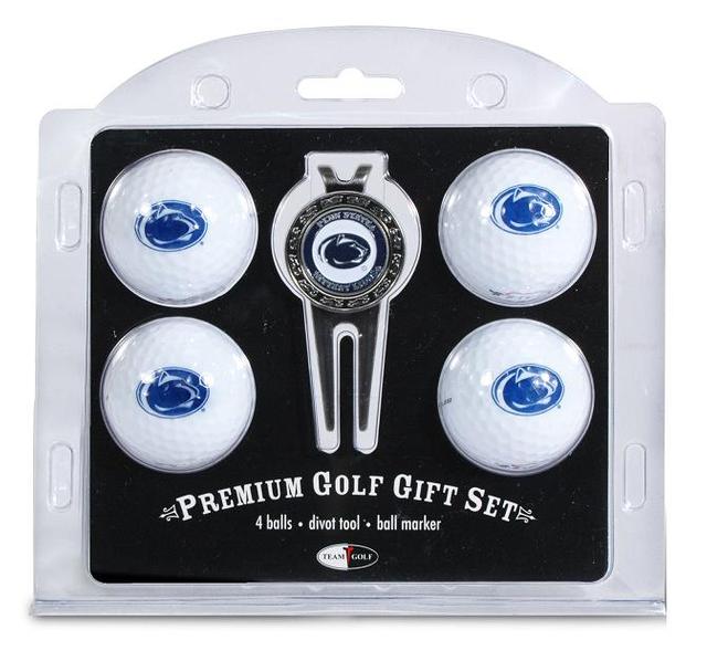 UPC 637556229069 product image for 22906 Penn State Nittany Lions Pack of 4 Golf Balls and Divet Tool Gift Set | upcitemdb.com