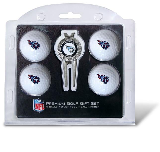 UPC 637556330062 product image for 33006 Tennessee Titans Pack of 4 Golf Balls and Divet Tool Gift Set | upcitemdb.com