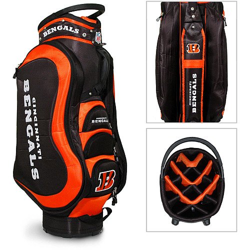 Team Golf 30635 Cincinnati Bengals Medalist Cart Bag