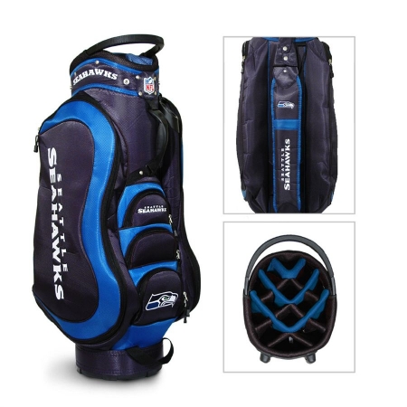 Team Golf 32835 Seattle Seahawks Medalist Cart Bag