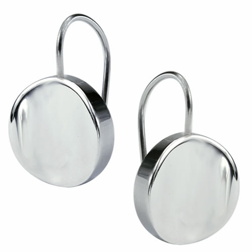 AAB Style ESS-115 Stainless Steel Circular Earrings