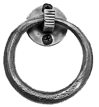Acorn Ipqbp 2.63 In. Long Iron Art Ring Cabinet Pull