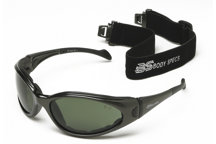 Body Specs BsCups2.13 Goggle Pkg Metallic Black Frame and Package Goggles