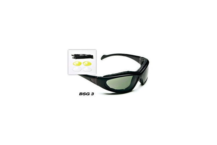 Body Specs Bsg3Black.13 Pkg Shiny Black FramePackage Goggles