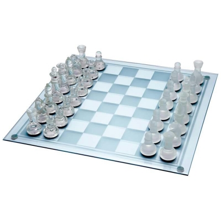 33 Pieces Glass Chess Set