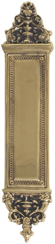 A04-p5230-610 Apollo 3-.62 In. X 18 In. Push Plate Highlighted Brass