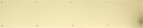 A09-p0628-pvdadh 6 In. X 28 In. Kick Plate Lifetime Polished Brass Adhesive Mount