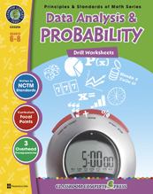 ISBN 9781553195320 product image for CC3216 Data Analysis & Probability - Drill Sheets Gr. 6-9 | upcitemdb.com