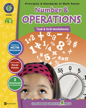 ISBN 9781553195344 product image for CC3300 Number & Operations - Task & Drill Sheets Gr. PK-2 | upcitemdb.com