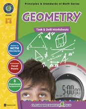 ISBN 9781553195467 product image for CC3314 Geometry - Task & Drill Sheets Gr. 6-8 | upcitemdb.com