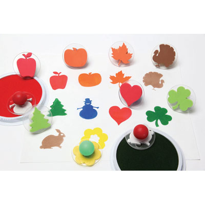 Center Enterprises CE6726 Ready2Learn Giant Holiday Stamps (set of 10) Center Enterprises CE6726 Ready2Learn Giant Holiday Stamps (set of 10)