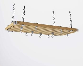 Concept Housewares Rectangular Ceiling Pot Rack