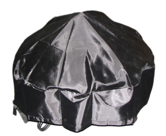 Dm-rc-rf Round Fire Pit Cover Black Fabric