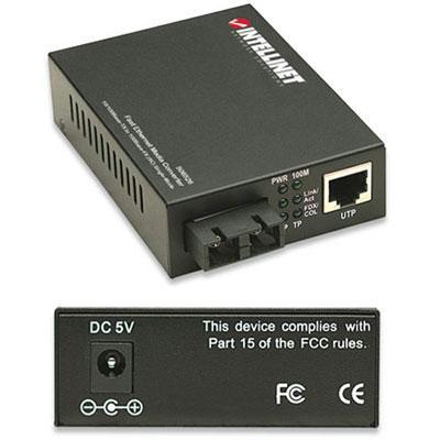 Intellinet 506526 6apos; Intracom USA Media SC and Transceivers Converters