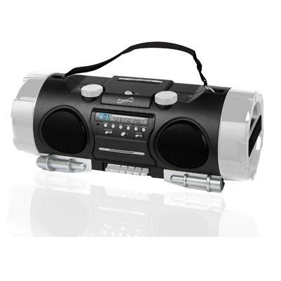 Supersonic SC711 High Performance Portable MP3/CD Player with AM/FM Radio USB Input and SD Card Slot